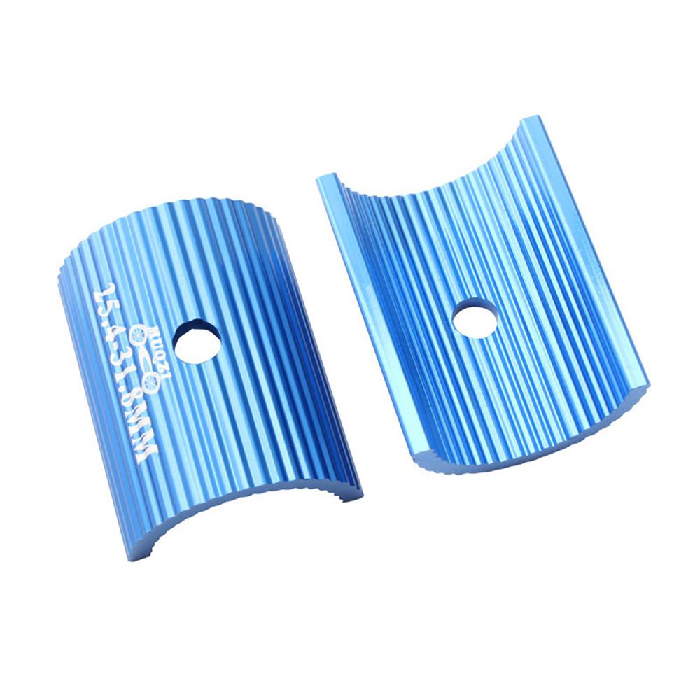 

31.8mm to 35mm Reducer Handlebar Reducing Sleeve Reducing Spacer Bike Handlebar Conversion Shim blue-25.4mm to 31.8mm