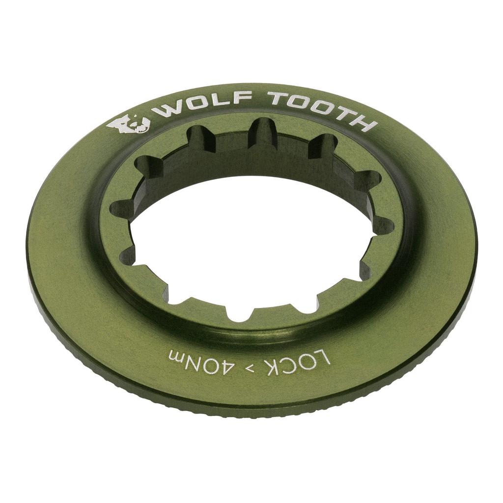 Wolf Tooth Centerlock Rotor Lockring Internal Spline Raw Silver - (U1RTR-LCKRNG-IS-RSIL)