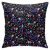 Halloween Horror Pumpkin Bat Print Pattern Cushion Cover Home Living Room Sofa Decoration Polyester Zipper Pillow
