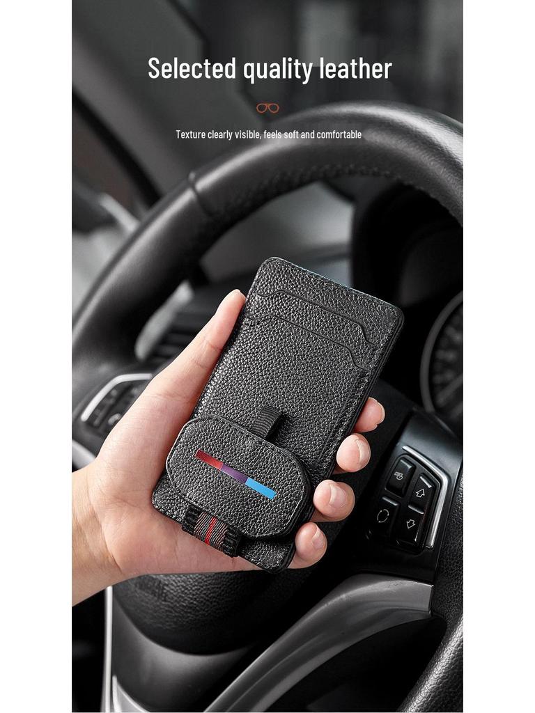 Car Sun Visor Multifunctional Clip for Glasses, IDs, and Receipts