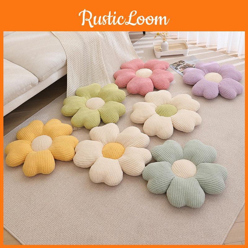 Simple Flower Shaped Plush Cushion With Pp Cotton Material For Home Office Use