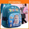 Backpack Animated Kidfriendly In Pink Purple Green And Blue For Use School