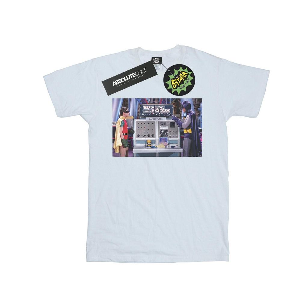 DC Comics Mens Batman TV Series Batcomputer T-Shirt