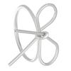 Elegant Bowknot Rings Adjustable Size Rings Bow Finger Rings Decoration Handmade Jewelry Stylish Accessory for Parties