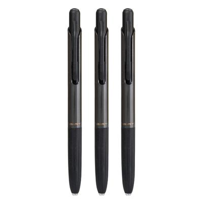 Pentonic G-RT 0.7mm Gel Pen Black Ink Smooth Writing Quick Dry Blister Pack for Office School Notes Pack Of1 X 3 Pens