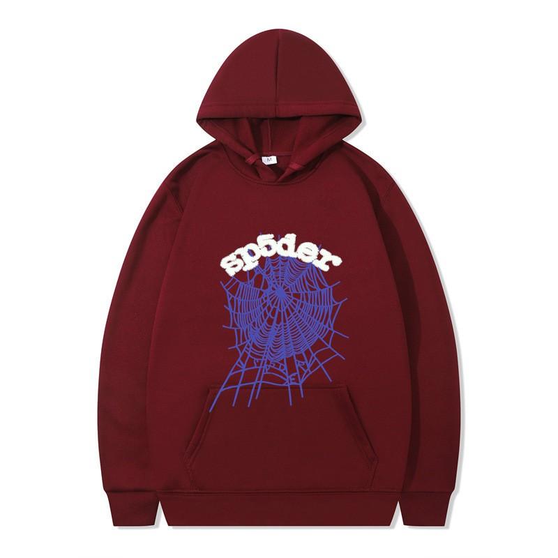 Unisex Kapuzenpullover Mit Spinnenaufdruck Lockerer Schnitt Langarm Pullover Winter