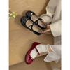 Wang Fan Red Versatile Flat Bottom Shallow Mouth Single Shoes 2026 New Spring and Autumn Retro with Skirt Mary Jane Shoes