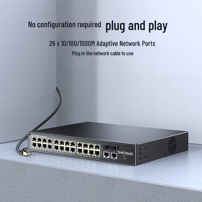 Shengwei 24-Port Gigabit Web-Managed Network Switch