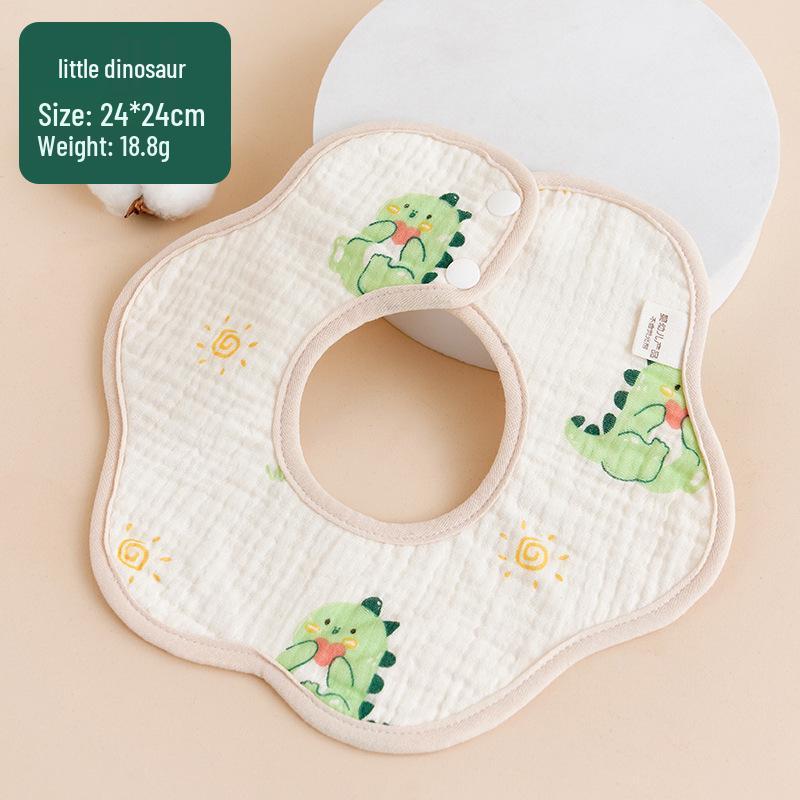 A-Grade Soft Cotton Newborn Waterproof Bib 