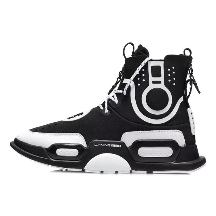 Li-Ning Culture Shoes  Black White  Men s AGBN052-3 EU 41
