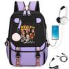 KATSEYE Fashion Girl Group Print Backpack, Large Capacity Teen Student Laptop Bookbag, Water-Resistant Daypack 60123-11