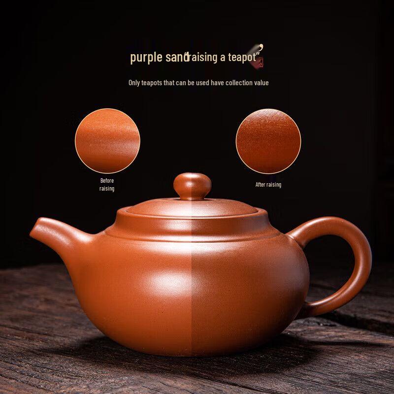 Qianyu Light Luxury Zisha Handmade Teapot
