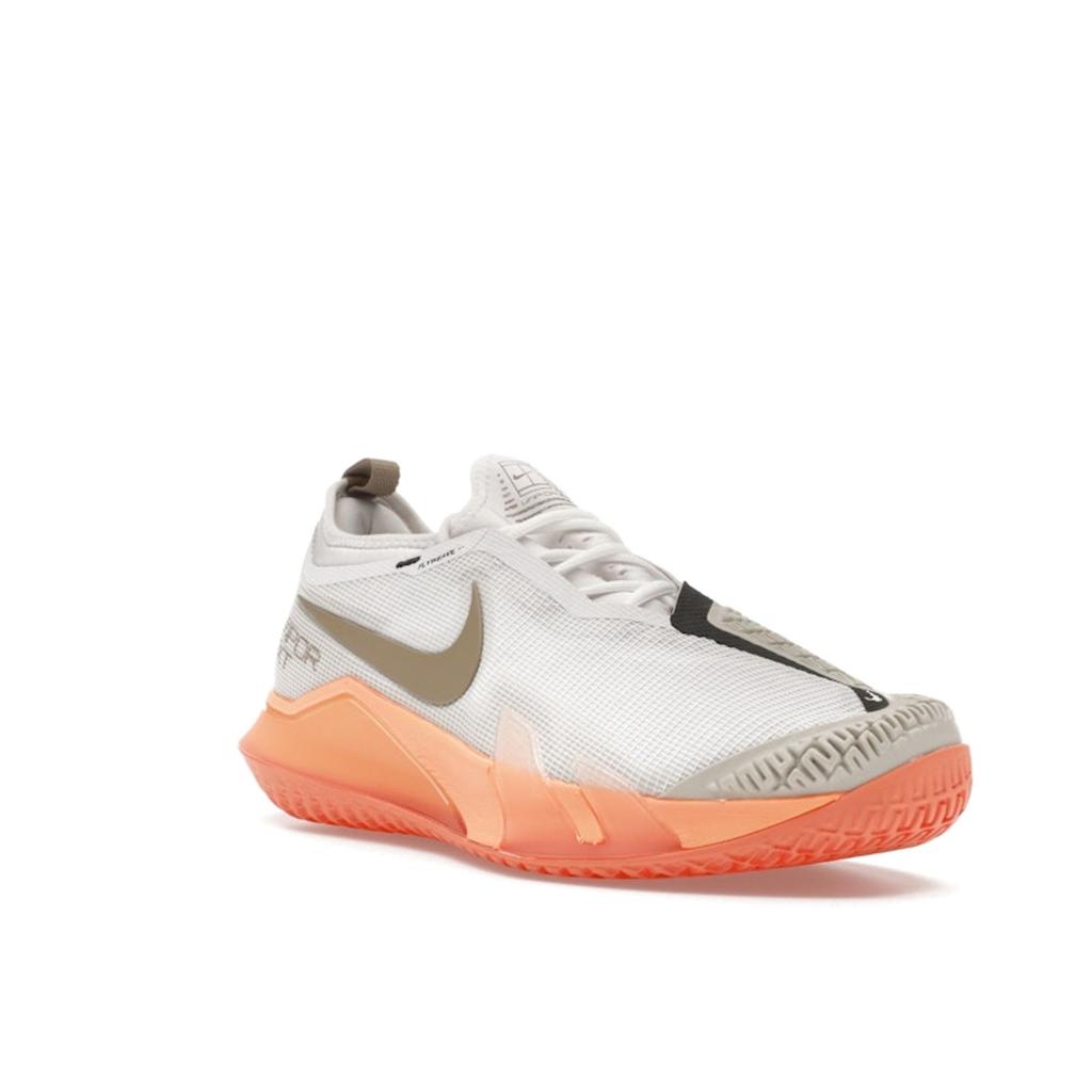 Nike Court React Vapor NXT Bílá Oranžová Transe Pánské Tenisky Light-Bone Khaki CV0724-103