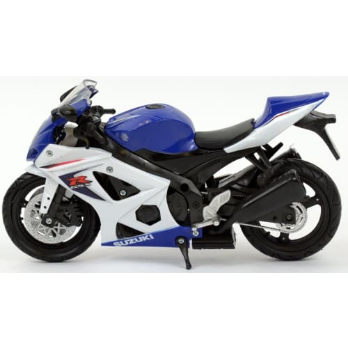NewRay 1/12 Die-Cast Motorcycle: Suzuki 2008 GSX-R1000 (Blue) by New Ray Toys