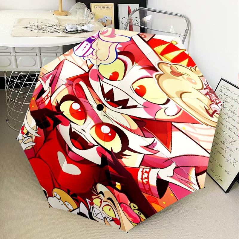 Fantasy Creatures Hotel Umbrella Folding Umbrella, Automatic Umbrella 8-Frame for Travel, Camping Use Gift for Halloween Christmas