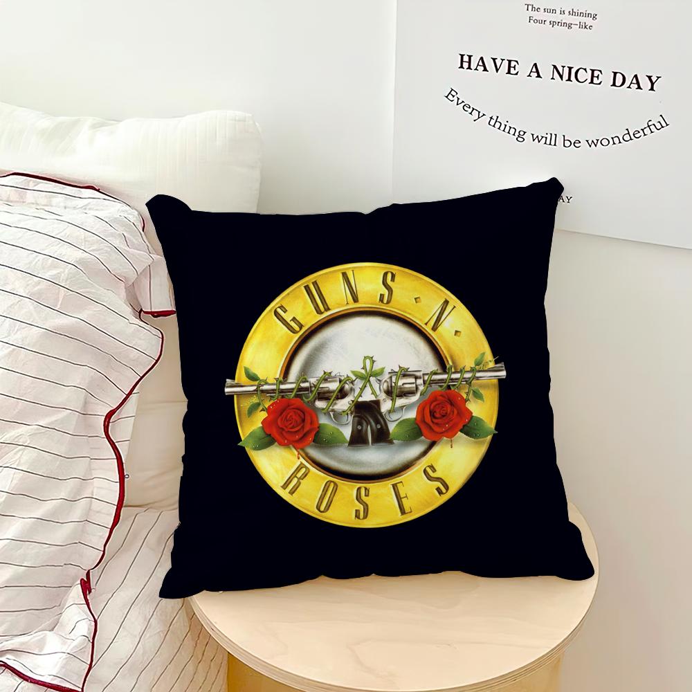 

G-Guns N Roses Use Your Illusion I Наволочка для дивана Гостиная Спальня Изголовье Спинка Подушка Квадратная Подушка Время Сна 40x40CM