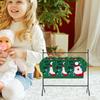 Elegant Miniature Clothing Rack for Dollhouse Use Heavy Duty Iron Construction Ideal Dollhouse Furniture Mini Hanger Stand