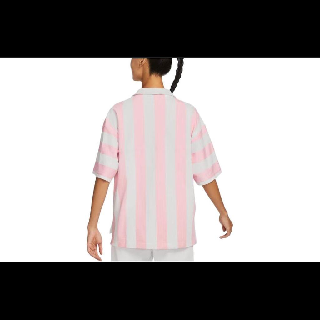 Nike SportWear Turn-down Collar Short-Sleeve T-shirt Pink FQ0701-122