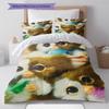 Gremlins Muster Bettwäsche, Steppbett Set Bettbezug Kissenbezug Zuhause Geburtstagsgeschenk (1 Bettbezug + 2 Kissenbezüge, ohne Füllung)