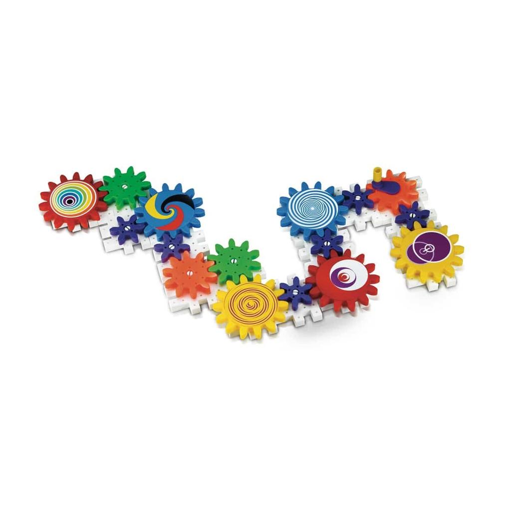 Bornelund Quercetti Colorful Gears Ages 3 and Up [55 Pieces] (QR2341)