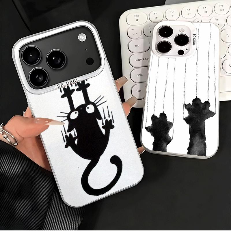 Cat Footprint Funny Scratch Paw Cute Shockproof Phone Case for iPhone 17 Air 16 16E 15 Pro Max 14 Plus 13 Mini 12 Back Cover Ant