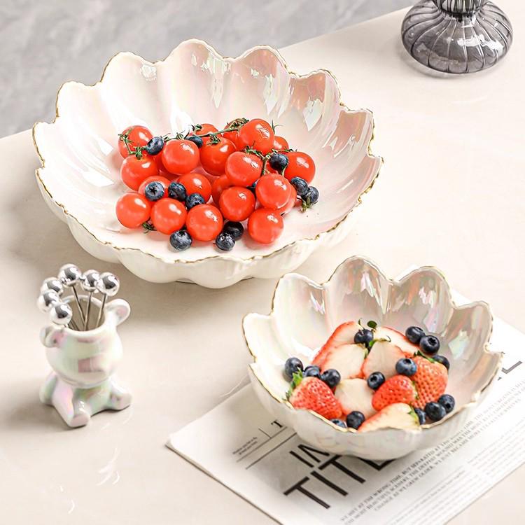 European Light Luxury Multi-layer Fruit and Candy Plate for Housewarming or New Home