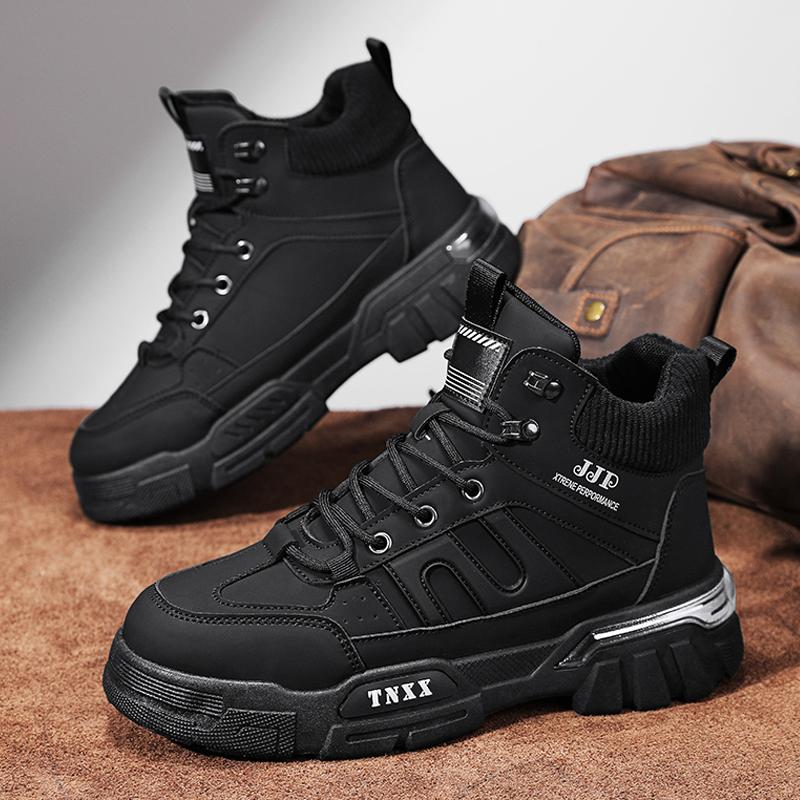 Fashion CYYTL Mens Boots Ankle Cowboy Leather Combat Winter Tactical Motorcycle Chelsea Casual Shoes Work Outdoor Hiking Designer Luxury