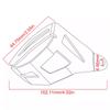 Motorcycle Accessories For BMW R1200 R1200GS R 1250GS R1250 GS Rear Brake Fluid Reservoir Guard Cover Protector