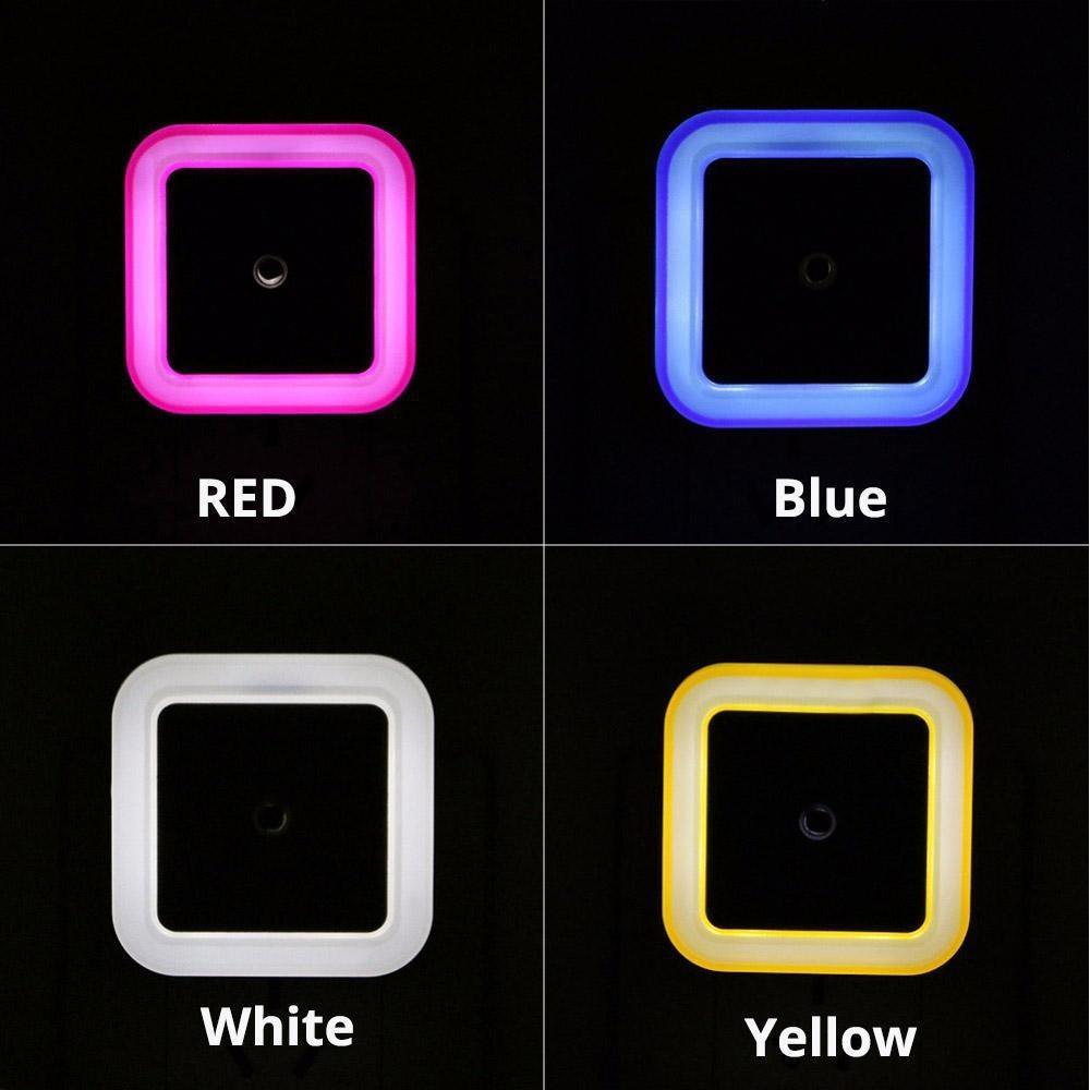 1Pcs MIni LED Night Light Sensor Control Induction Energy Saving Sleeping Night Light 110V-220V For Baby Room Bedroom Corridors