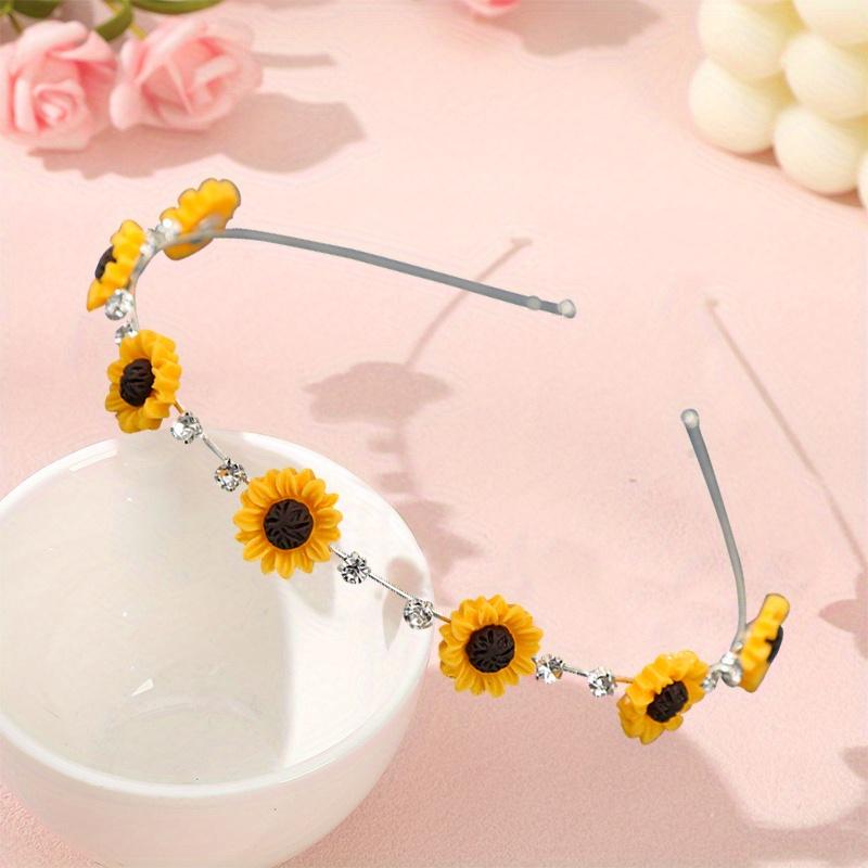1pc Sunflower Bohemian Hairband, Sweet Fashion Headband for Women Perfect Festival Gift