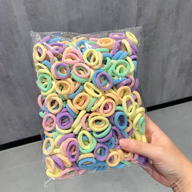 Elastic Hair Tie for Children and Women - Soft, Hair-Friendly Rubber Bands for Little Girls and Babies