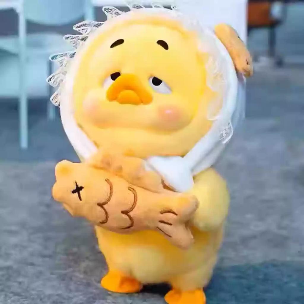 2024 Upsetduck Cute Duck Series Plush Doll Toys Kawaii Action Figure Model Dolls Toys Surprise Gifts Girl