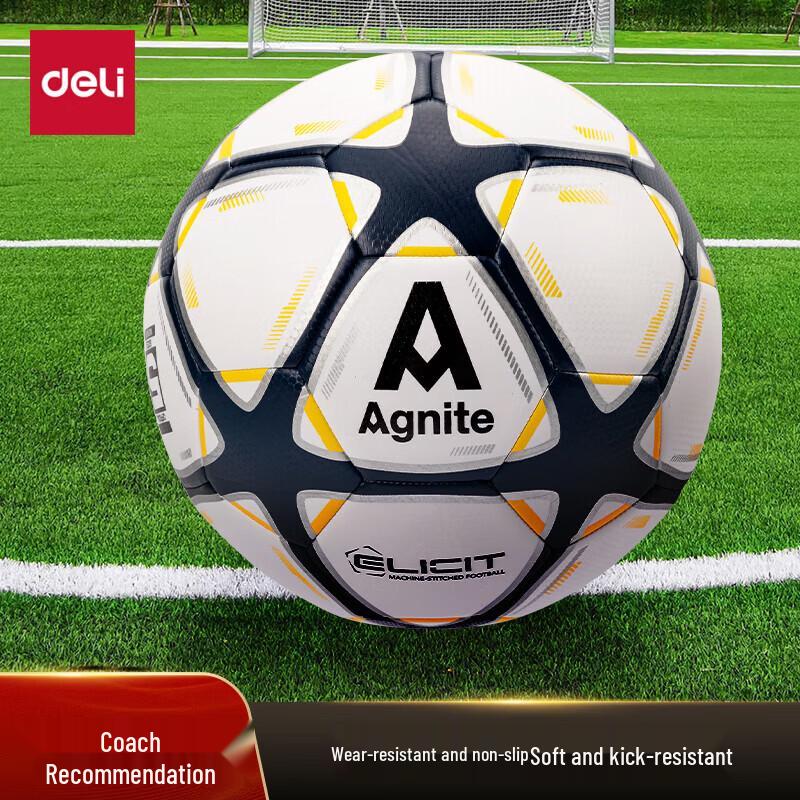 Deli Size 5 PVC Machine-Stitched Football