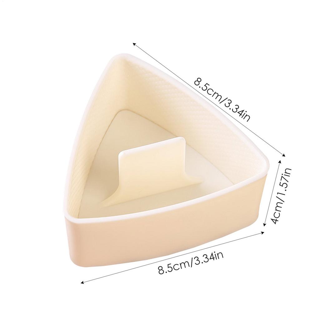 Triangle Sushi Mould Rice Mold Onigiri Rice Mold Rice Ball Maker Rice Shaper Non-Sticky Smooth For Restaurant Sushi Making