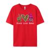PEACE LOVE Fall Clothes Aesthetic T Shirts Slogan Clothing Men T Shirts
