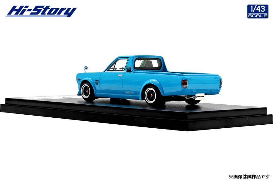 Hi Story Datsun SUNNY TRUCK Customized Turquoise Blue Finished Product 1/43 (1979)