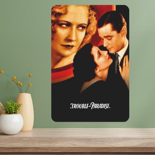 

Trouble in Paradise Classic Movie Metal Poster Sign 20x30cm（7.8x11.8inch）