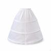 Girls' ALine Petticoat for Princess Dresses, 3Hoop Underskirt Pageant & Cosplay White