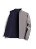 Men's Reversible Stand-Up Collar Jacket – Business Casual, Spring/Autumn Style