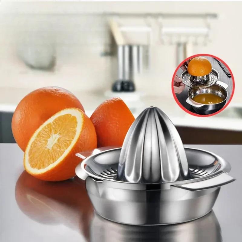 304 Stainless Steel Fruit Lemon Orange Juicer Household Small Creative Juicer Portable Manual Juicer