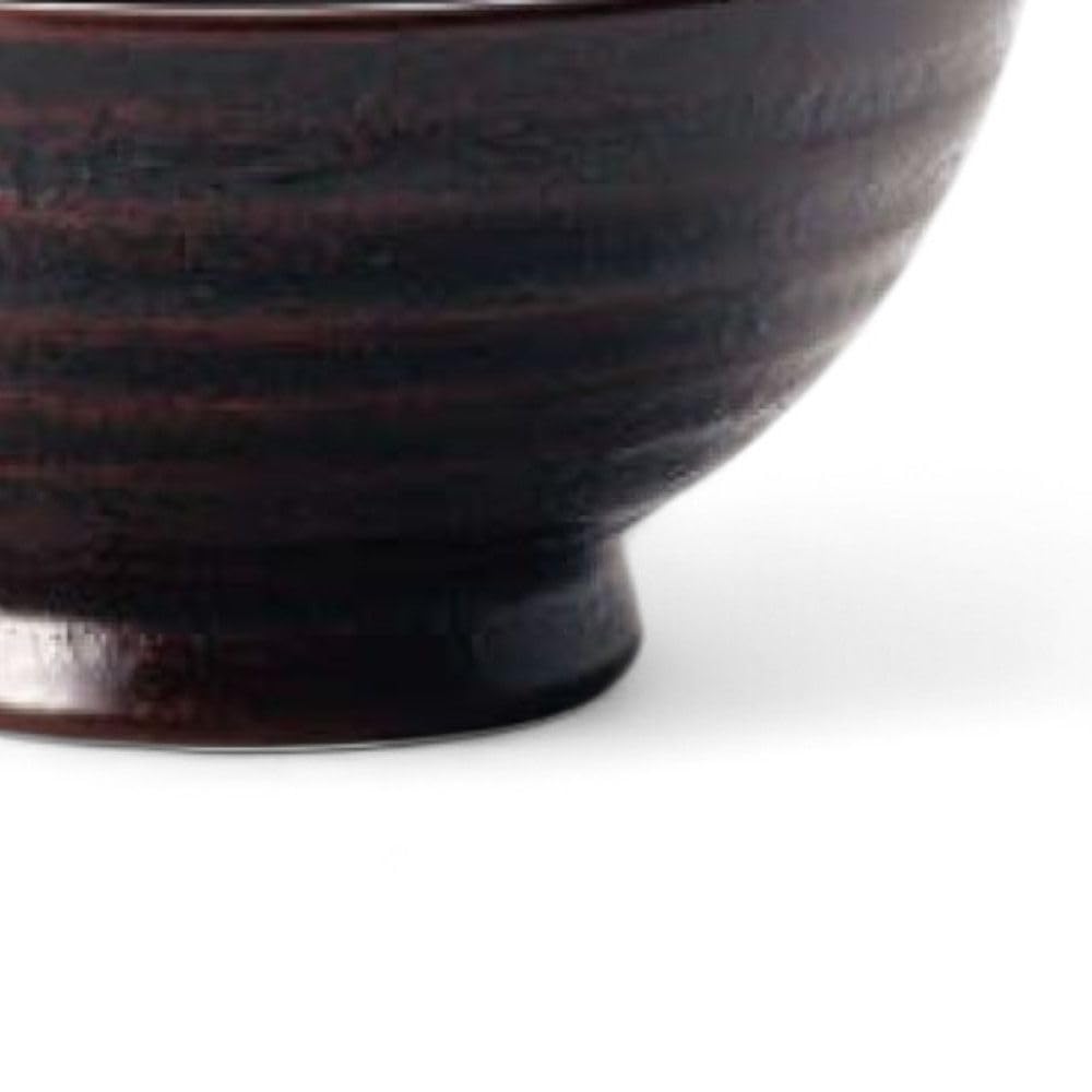 Family Lacquerware Rice Genuine Made In Japan J-kitchens Bowl, Wooden, Lacquer, Hand-Painted, PID-637434,