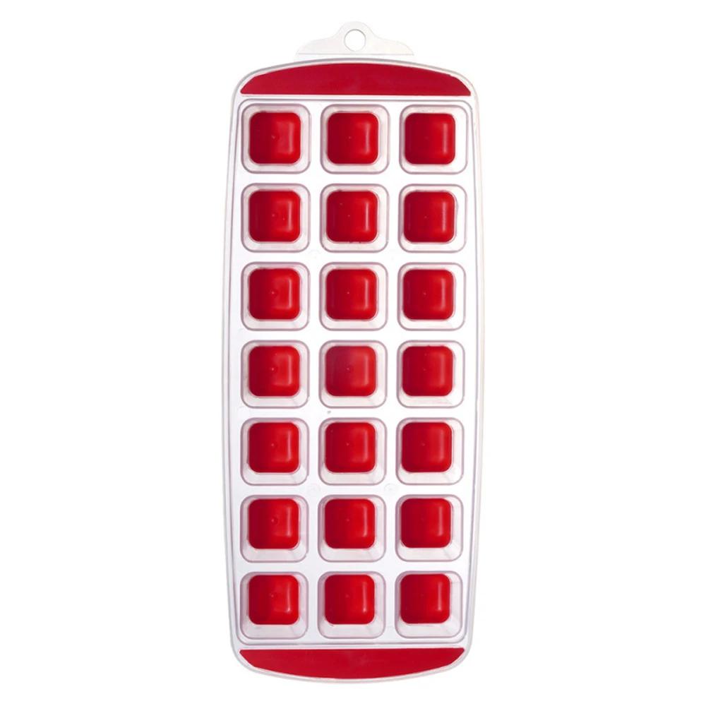 21 Grid Ice Cube Tray Silicone Mold Square Ice Cube Tray Mold Ice Cube Maker Non-toxic Durable Bar Pub Wine Ice Blocks Maker