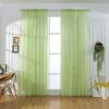 Translucent Snowflake Sheer Curtains Romantic Transparent Curtain Tulle Curtain  Living Room