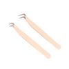 1 Pcs Eyelash Tweezers Extension Stainless Steel Superhard Tweezers With Fiber Tips High Precision Anti-Static Tweezers