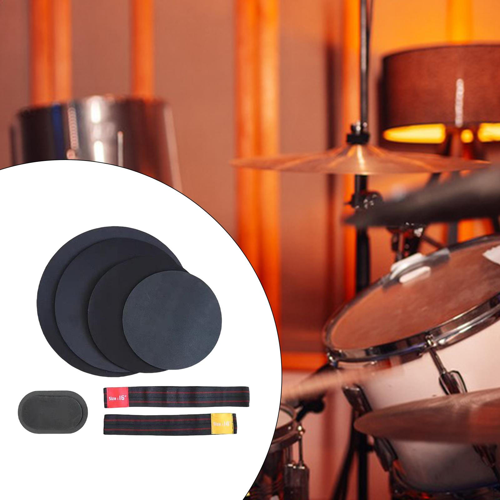 

Барабанная демпферная накладка, пенный бесшумный демпфер с демпферами тарелок для использования в помещении и на открытом воздухе 2 Cymbal Mute Pad