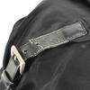 Prada Tasche mit dreieckiger Logo-Platte Rucksack Leder / Nylon Schwarz