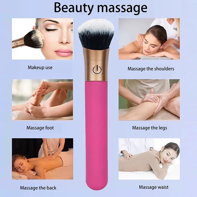 Electric Cosmetic Brush Foundation Blush Loose Powder Brush Beauty Tools Washable Vibration Rechargeable Makeup Brush Tools
