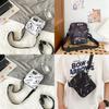 Trendy Urban Style Canvas Crossbody Bag For Men With Chic Minimalist Design And Durable Oxford Fabric