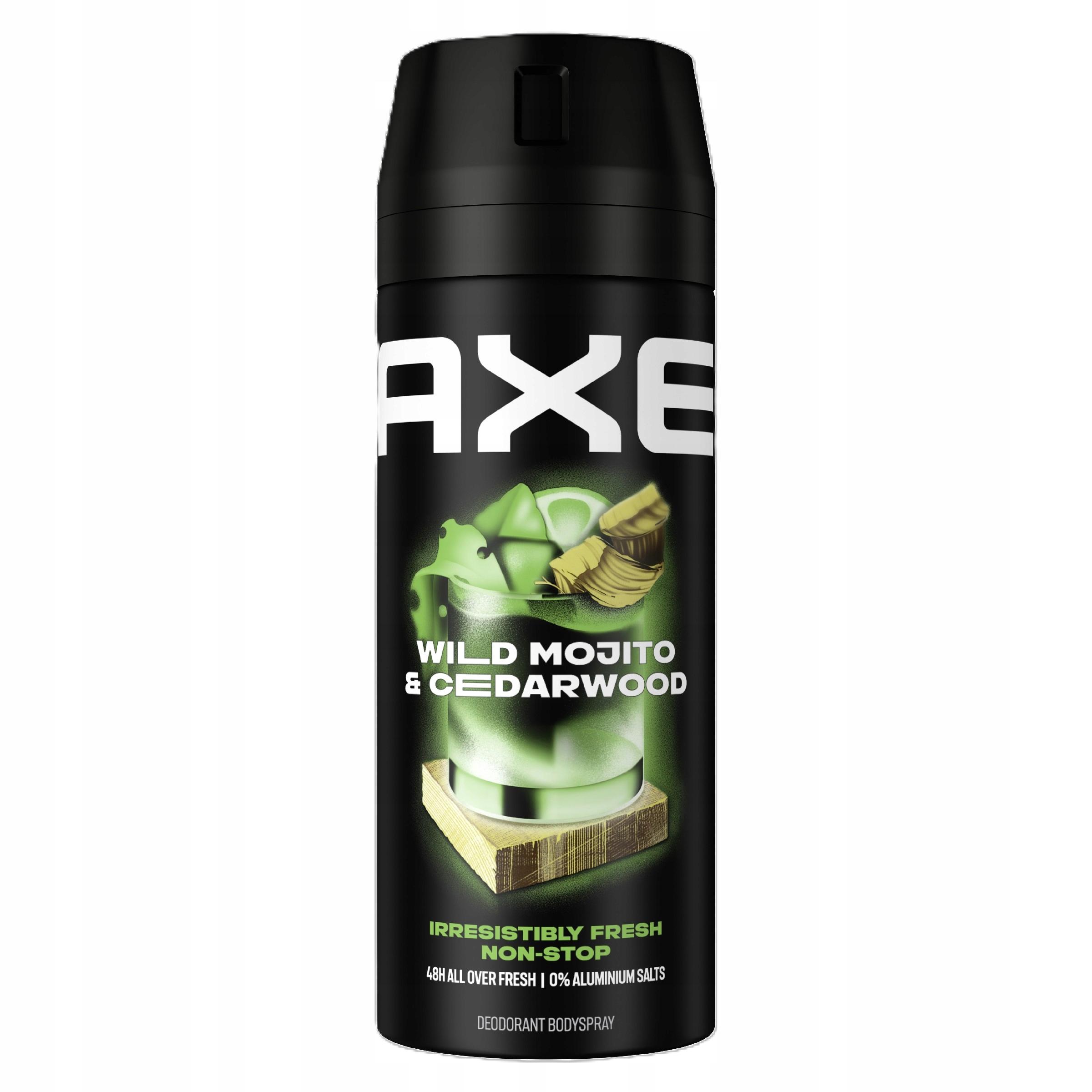 AXE Wild Mojito & Zedernholz Deodorant Spray für Männer 150ml