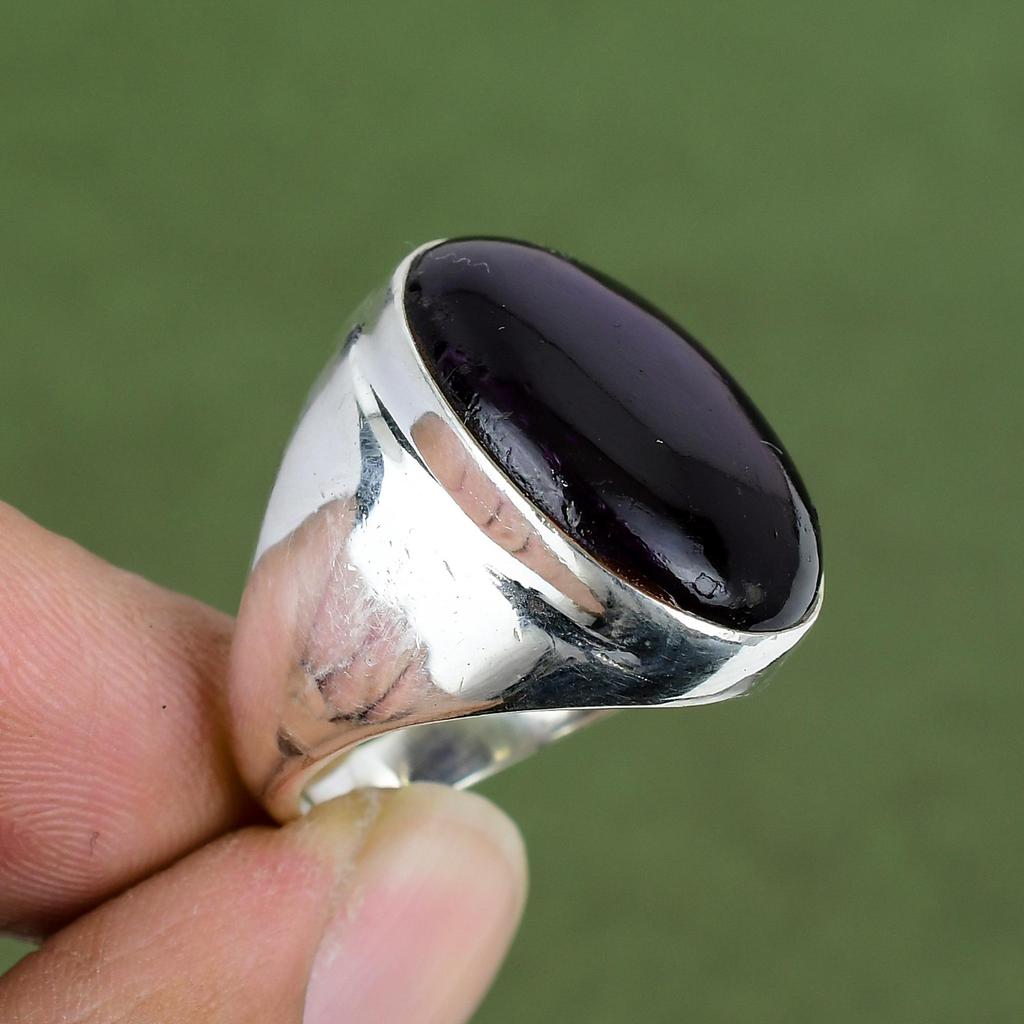 Lila Feuer Labradorit Ring 925 Sterling Silber Ring Edelstein Handgefertigter Ring Labradorit Silber Schmuck Geschenke Für Mama In Ringgröße Erhältlich